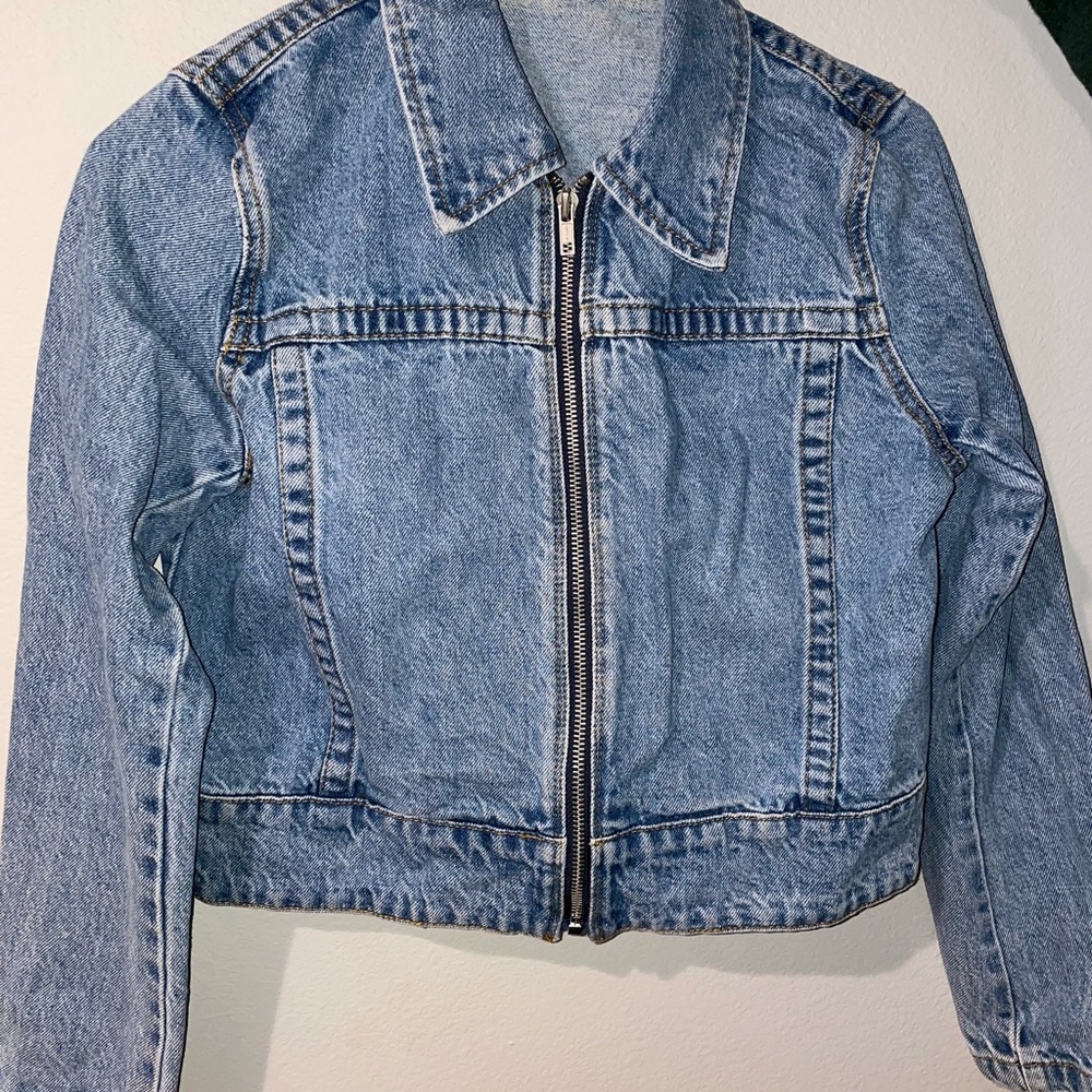 Cropped Jean Jacket